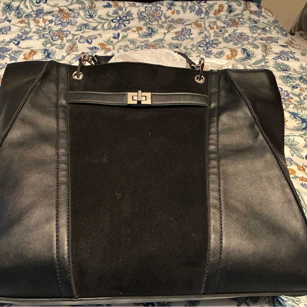 Steve Madden Black Tote Bag